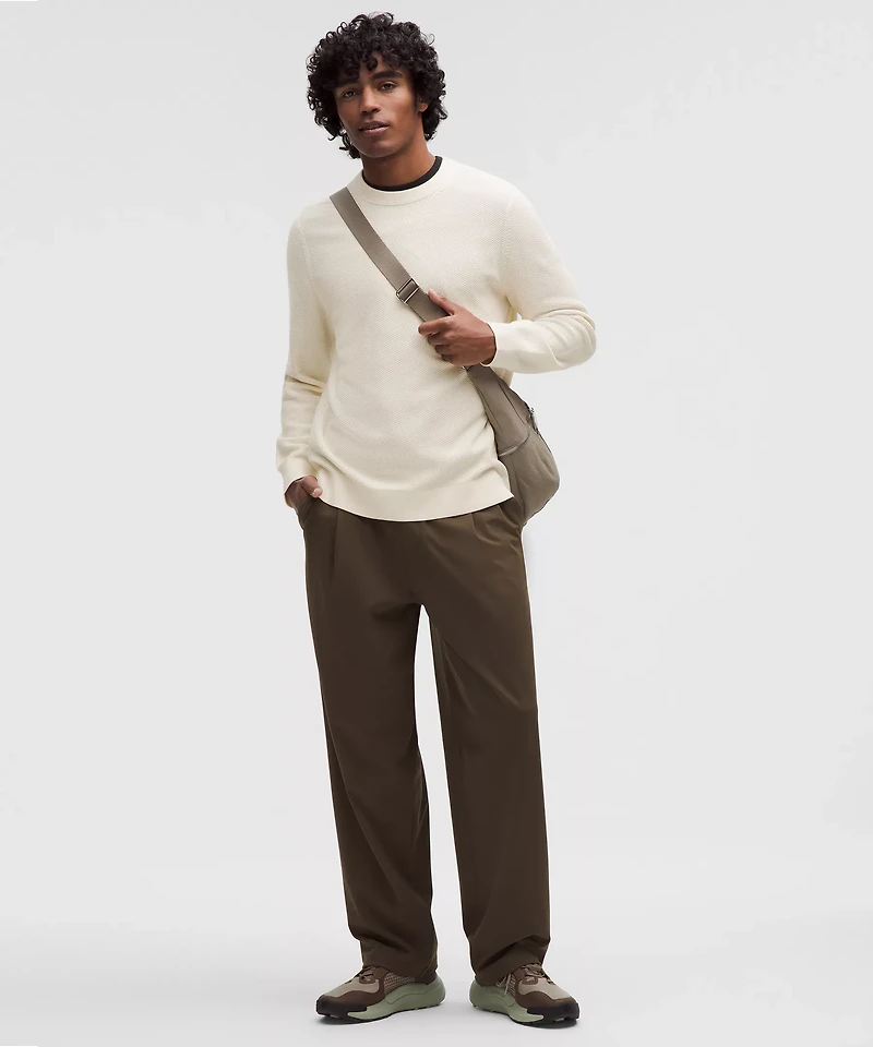 Textured Knit Crewneck Sweater | Men's Sweaters