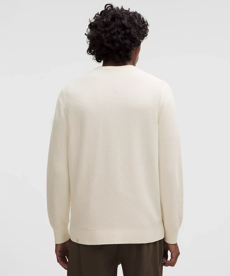 Textured Knit Crewneck Sweater | Men's Sweaters