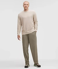 Textured Knit Crewneck Sweater