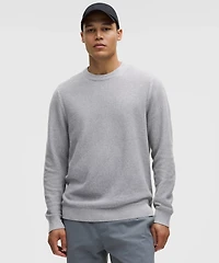 Textured Knit Crewneck Sweater | Men's Sweaters