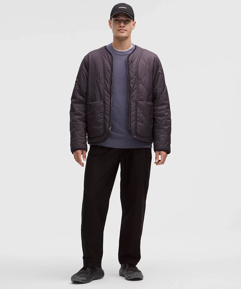 Textured Knit Crewneck Sweater