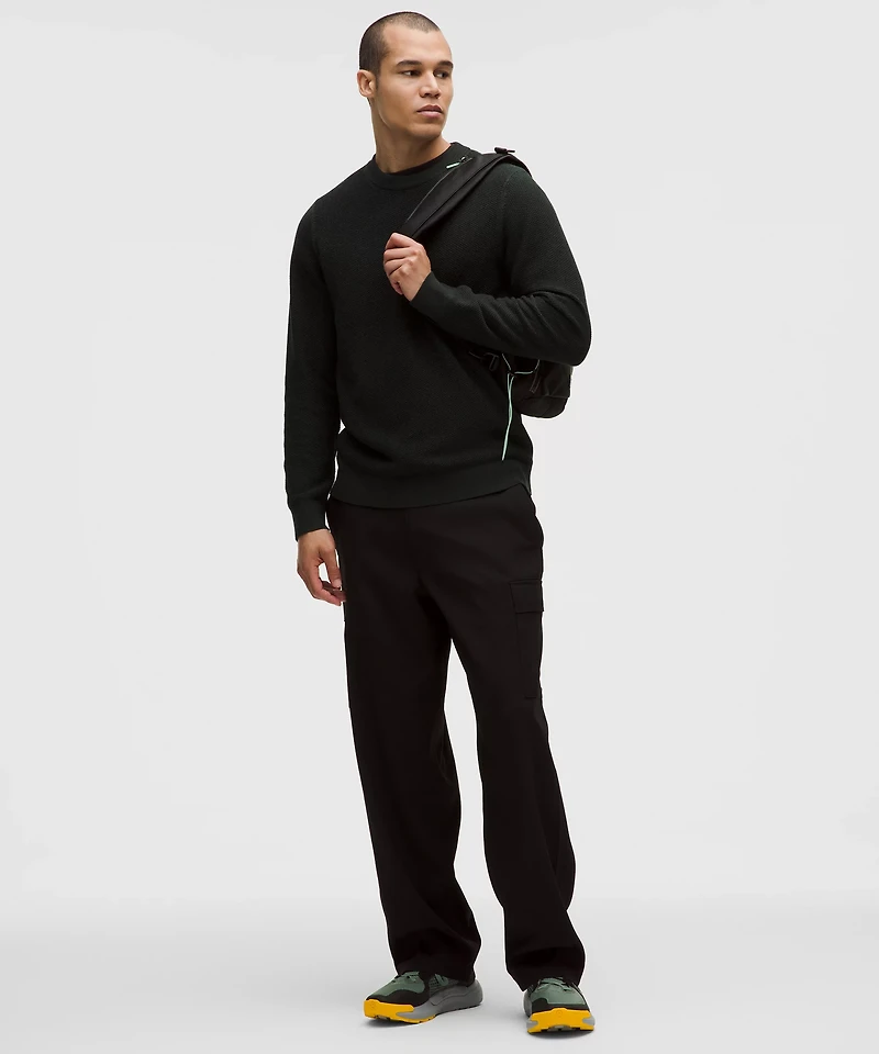 Textured Knit Crewneck Sweater | Men's Sweaters
