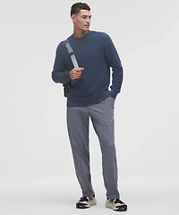 Textured Knit Crewneck Sweater