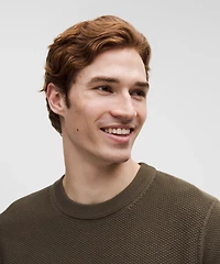 Textured Knit Crewneck Sweater