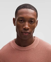 Textured Knit Crewneck Sweater