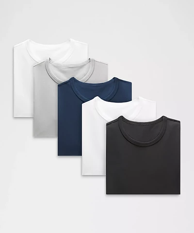 Organic Cotton Classic-Fit T-Shirt *5 Pack | Men's Short Sleeve Shirts & Tee's