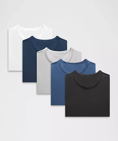 Organic Cotton Classic-Fit T-Shirt *5 Pack | Men's Short Sleeve Shirts & Tee's