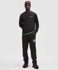 Team Canada Men's Heavyweight Cotton Long-Sleeve Shirt COC Logo *Graphic