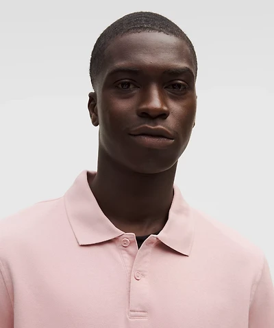 Cotton Pique Short-Sleeve Polo Shirt | Men's Shirts