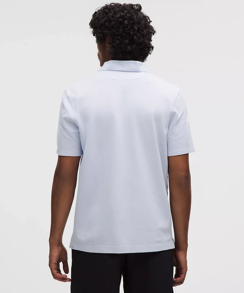 Cotton Pique Short-Sleeve Polo Shirt | Men's Shirts