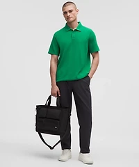 Cotton Pique Short-Sleeve Polo Shirt