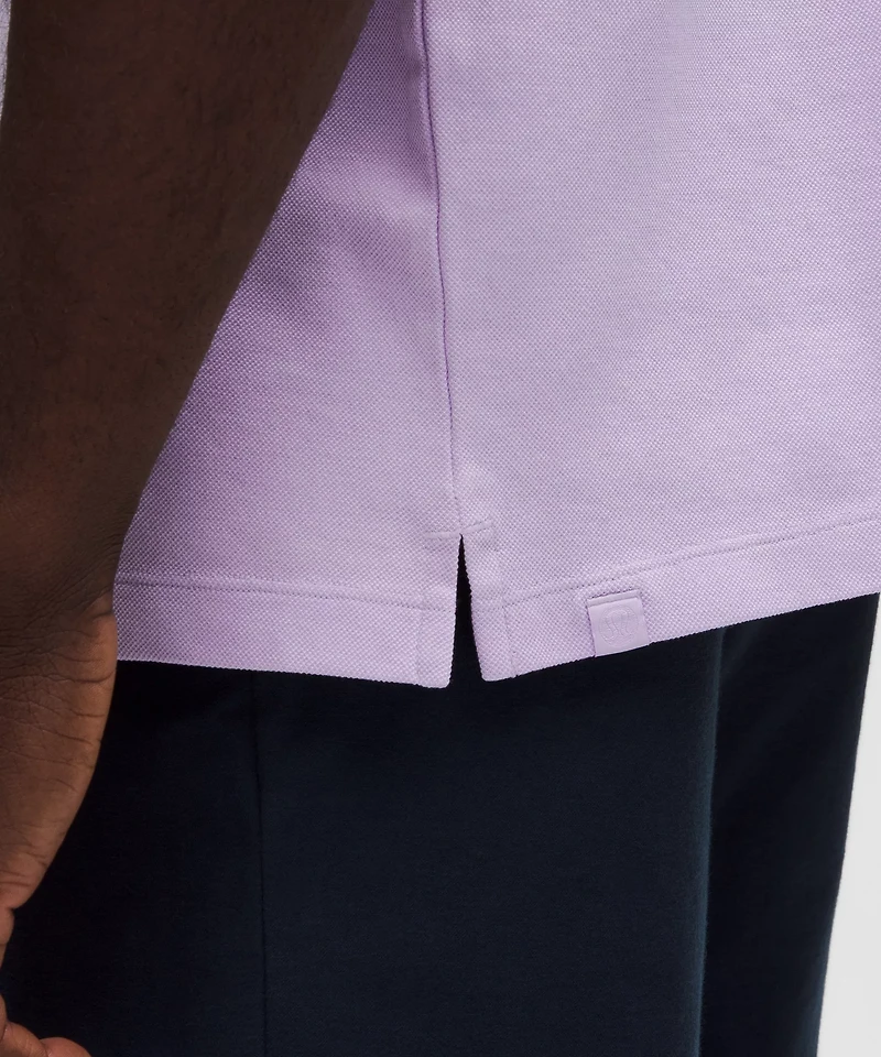Cotton Pique Short-Sleeve Polo Shirt | Men's Shirts