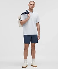 Cotton Pique Short-Sleeve Polo Shirt | Men's Shirts