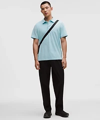 Soft Jersey Short-Sleeve Polo Shirt