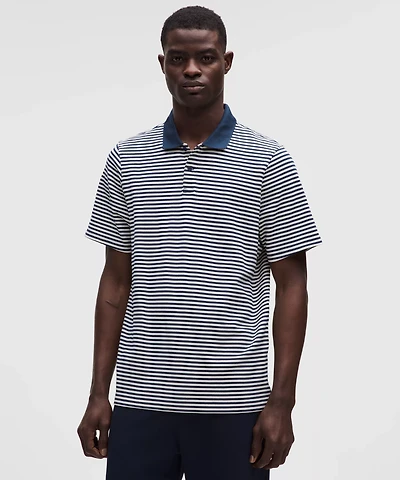 Cotton Pique Short-Sleeve Polo Shirt