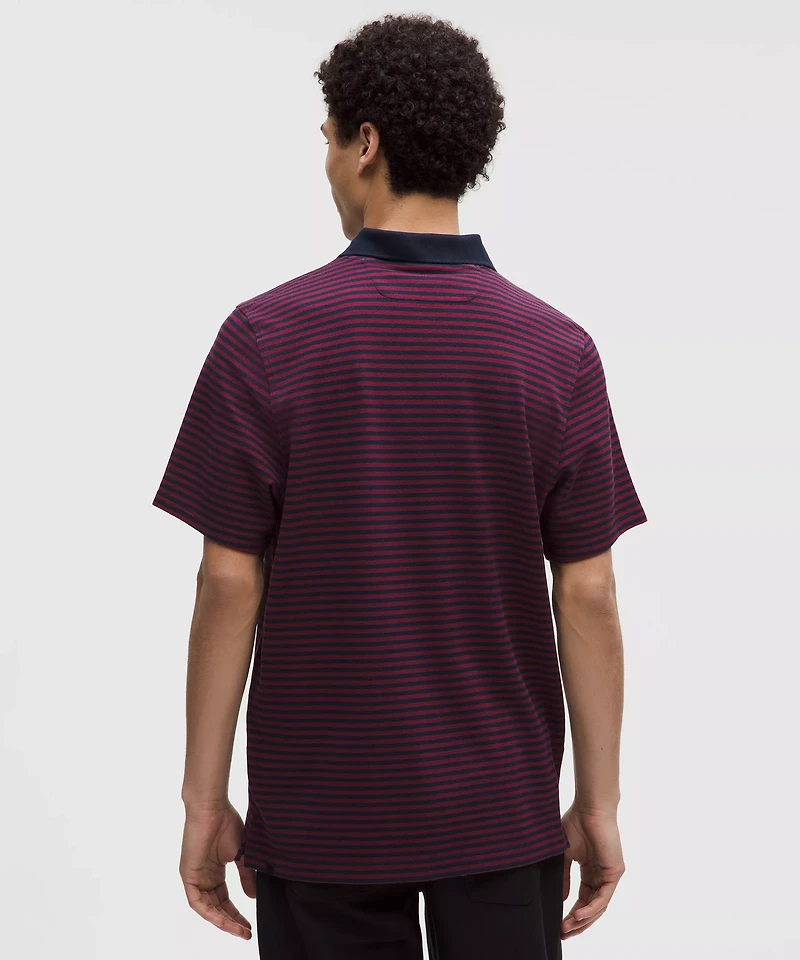 Cotton Pique Short-Sleeve Polo Shirt