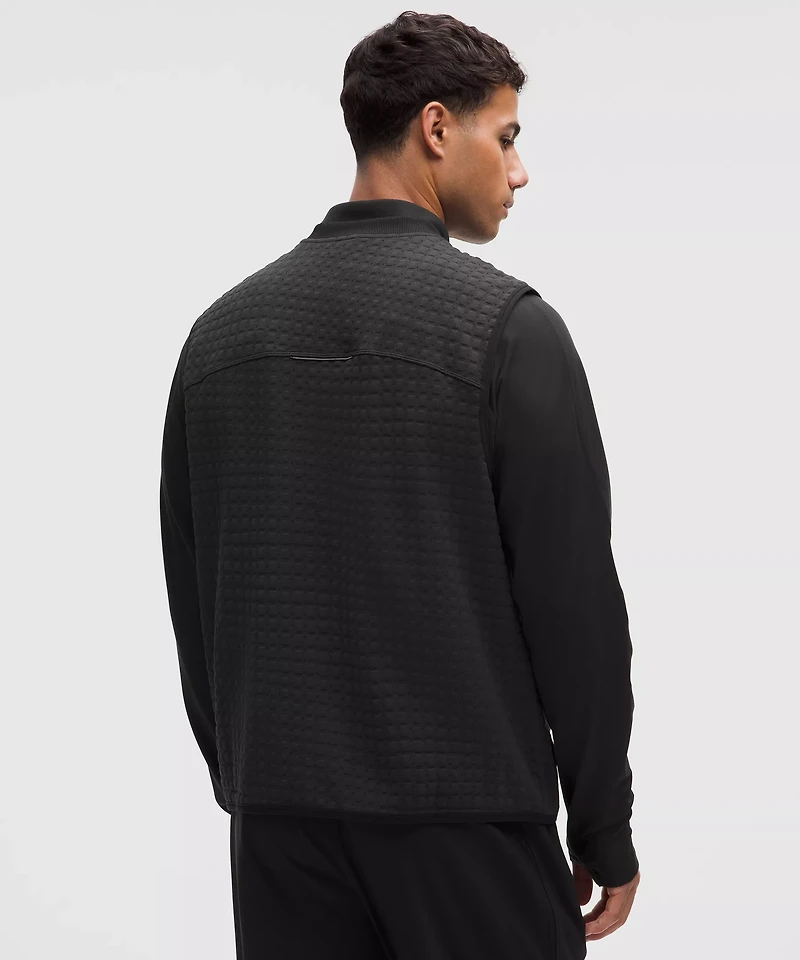 3D Waffle-Knit Jacquard Vest