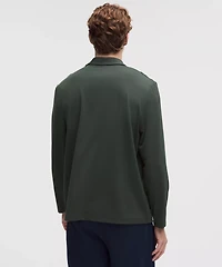 Relaxed-Fit Long-Sleeve Golf Polo Shirt