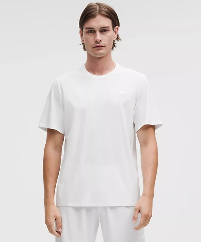 UV-Protective Striped Mesh Tennis T-Shirt | Men's Short Sleeve Shirts & Tee's
