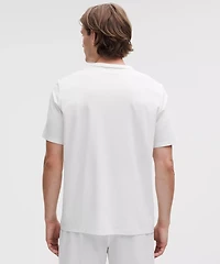 UV-Protective Striped Mesh Tennis T-Shirt | Men's Short Sleeve Shirts & Tee's