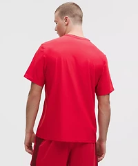 UV-Protective Striped Mesh Tennis T-Shirt | Men's Short Sleeve Shirts & Tee's