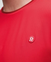 UV-Protective Striped Mesh Tennis T-Shirt | Men's Short Sleeve Shirts & Tee's