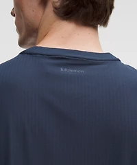 UV-Protective Striped Mesh Tennis T-Shirt | Men's Short Sleeve Shirts & Tee's