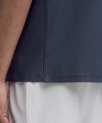 UV-Protective Striped Mesh Tennis T-Shirt | Men's Short Sleeve Shirts & Tee's