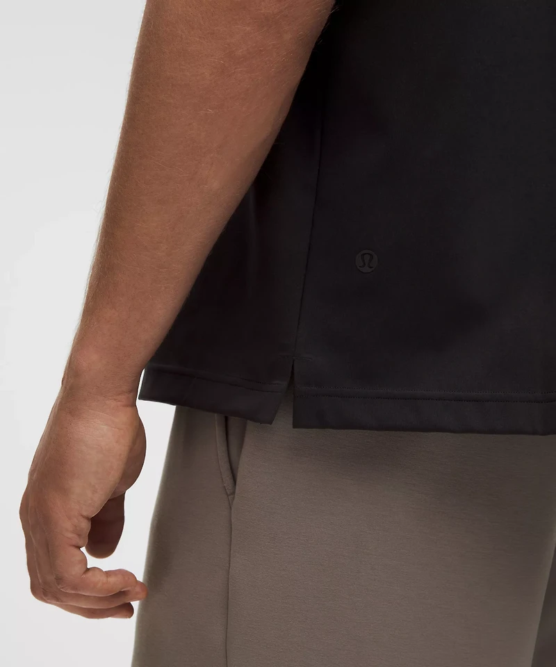 Daydrift Oversized Zip-Neck Polo Shirt