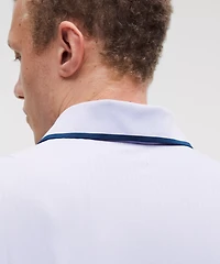 UV-Protective Striped Mesh Tennis Polo Shirt | Men's Shirts