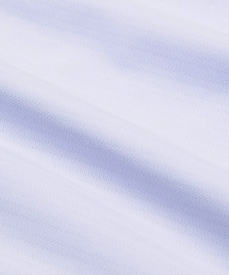 UV-Protective Striped Mesh Tennis Polo Shirt | Men's Shirts