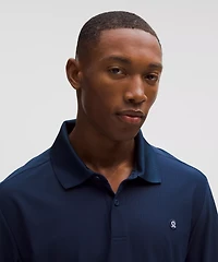 UV-Protective Striped Mesh Tennis Polo Shirt | Men's Shirts
