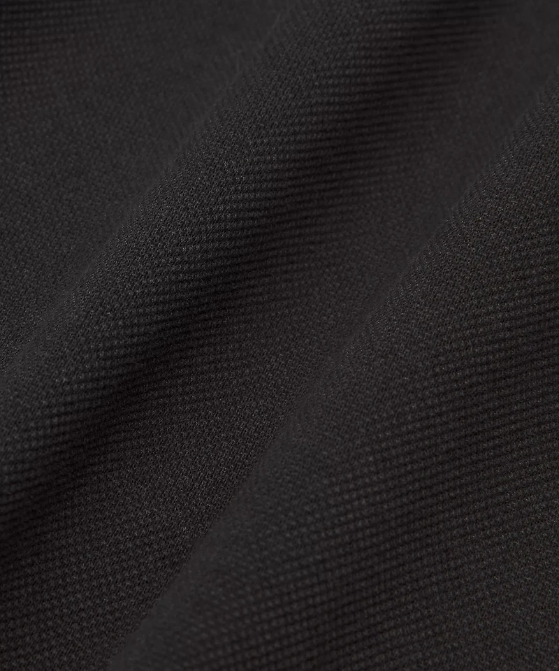 Pique Performance Johnny-Collar Short-Sleeve Shirt