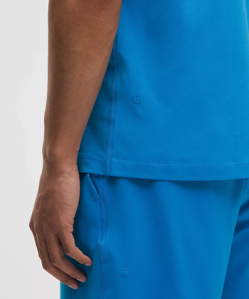 Mesh Soft Jersey Short-Sleeve Shirt