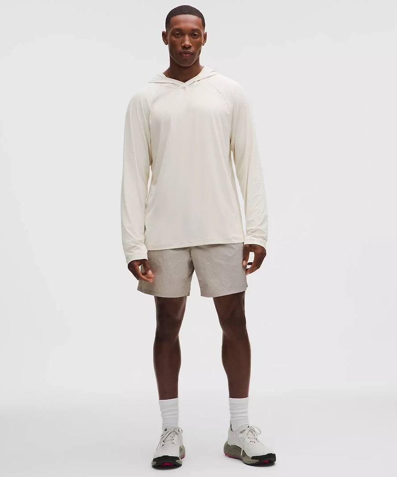 UV-Protective Hooded Long-Sleeve Shirt