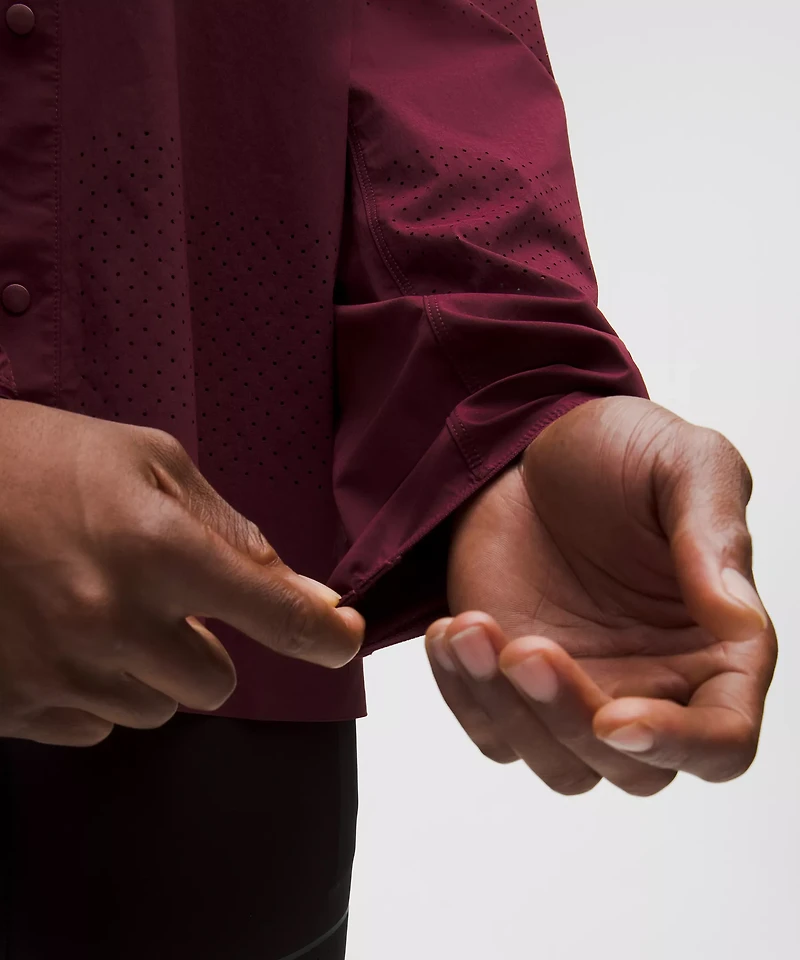 Perforated Running Overshirt