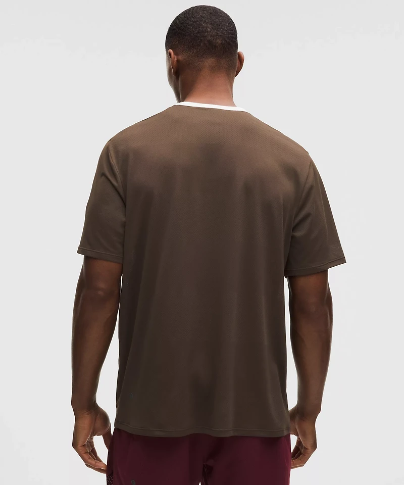 Fast and Free Perforated Stripe T-Shirt *Run Crew 1998