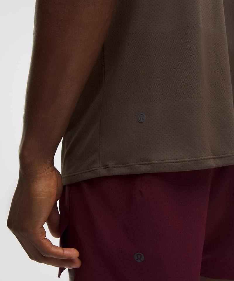 Fast and Free Perforated Stripe T-Shirt *Run Crew 1998