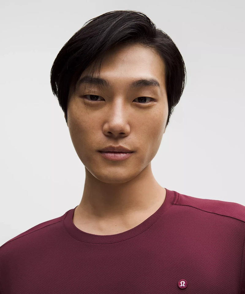 UV-Protective Mesh Panelled Tennis Shirt