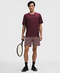 UV-Protective Mesh Panelled Tennis Shirt