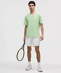 UV-Protective Mesh Panelled Tennis Shirt