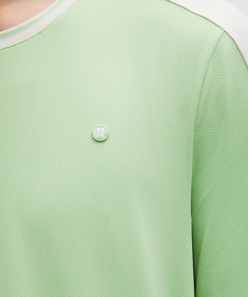UV-Protective Mesh Panelled Tennis Shirt