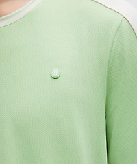 UV-Protective Mesh Panelled Tennis Shirt
