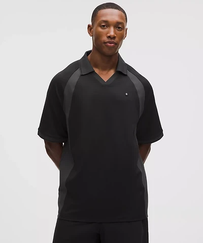 UV-Protective Relaxed-Fit Golf Polo Shirt