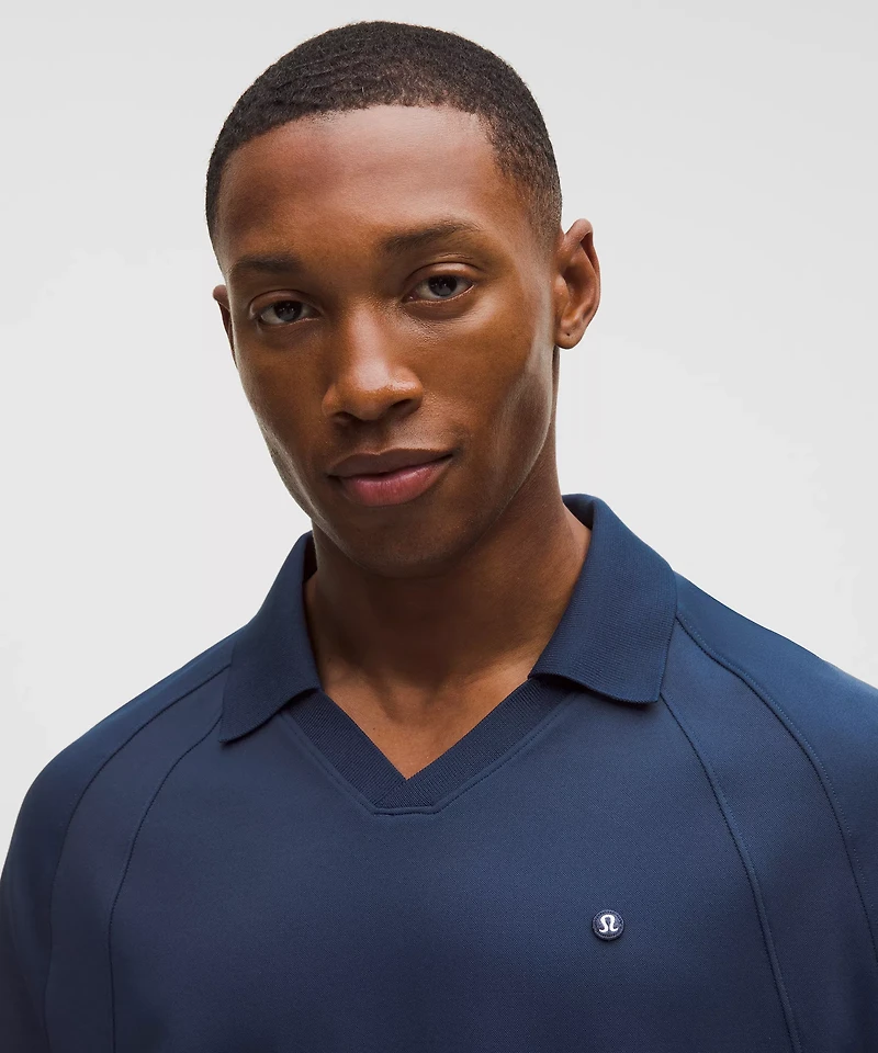 UV-Protective Relaxed-Fit Golf Polo Shirt