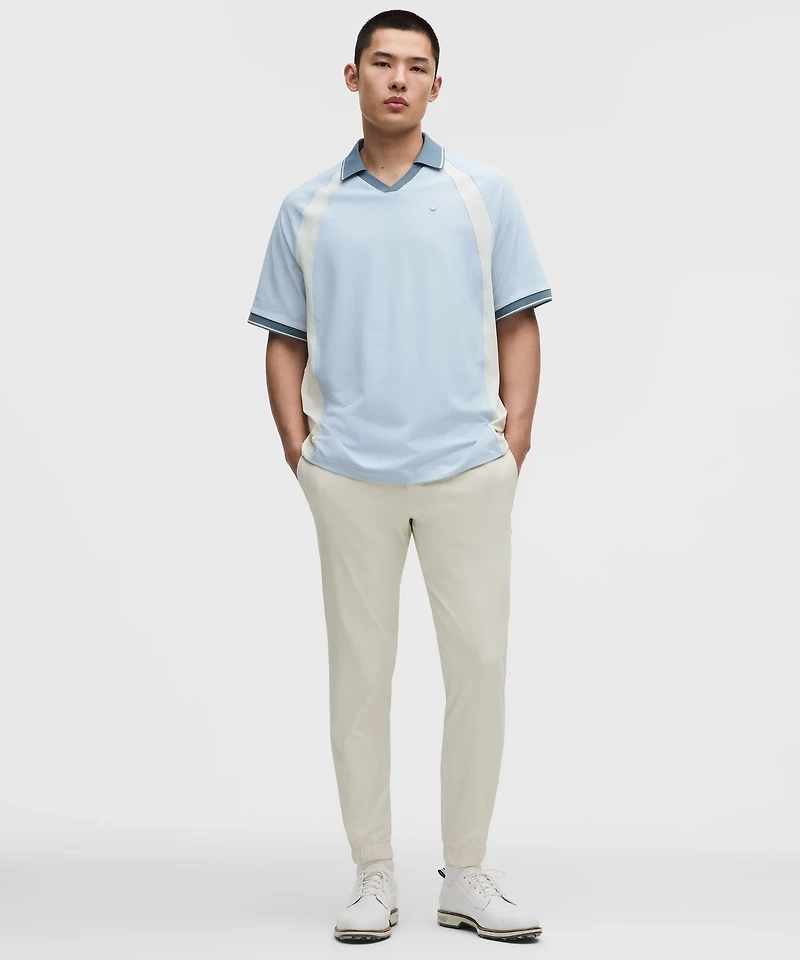 UV-Protective Relaxed-Fit Golf Polo Shirt