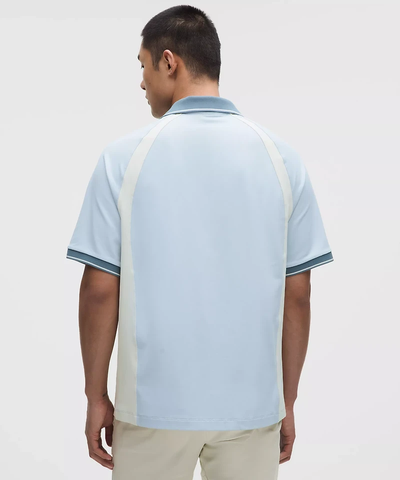 UV-Protective Relaxed-Fit Golf Polo Shirt