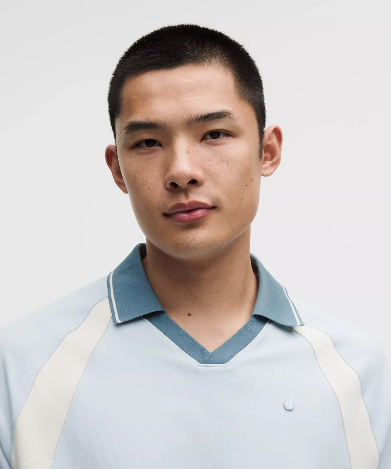 UV-Protective Relaxed-Fit Golf Polo Shirt