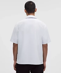 Daydrift Oversized Zip-Neck Polo Shirt