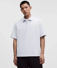 Daydrift Oversized Zip-Neck Polo Shirt